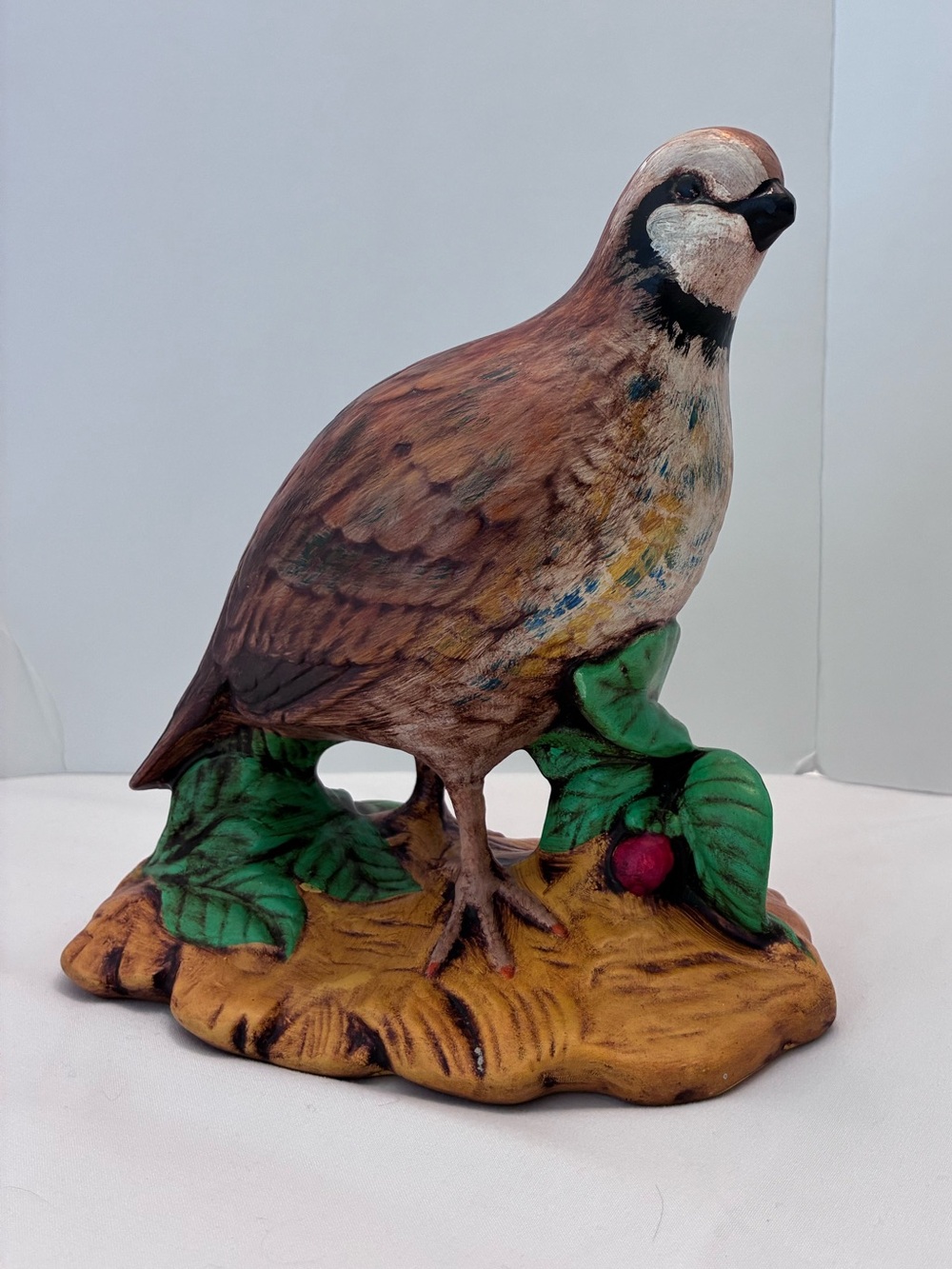 1977 Handpainted Ceramic Bob White Quail